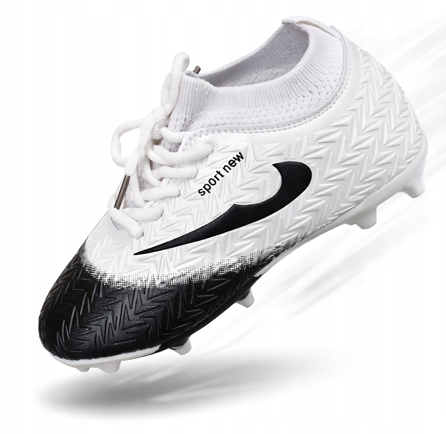 Buty piłkarskie lanki korki na orlik boisko do piłki nożnej ze skarpetą 34