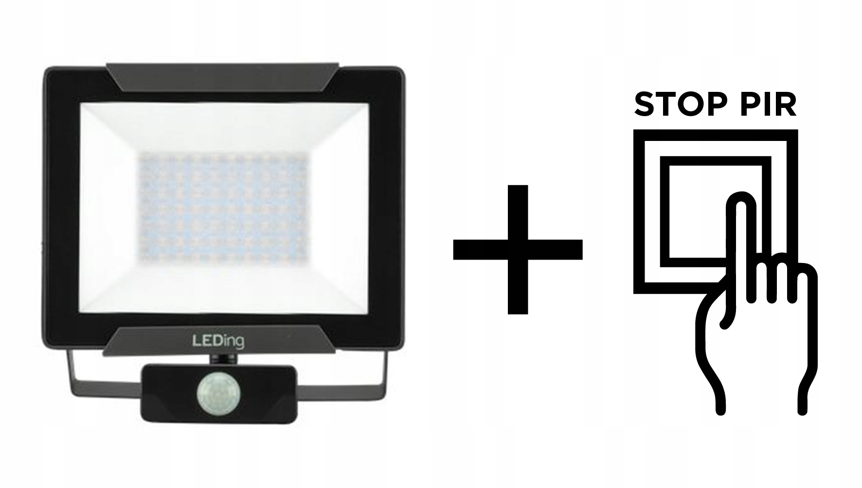 

Naświetlacz Led Halogen Lampa 50W Pir Stop Pir