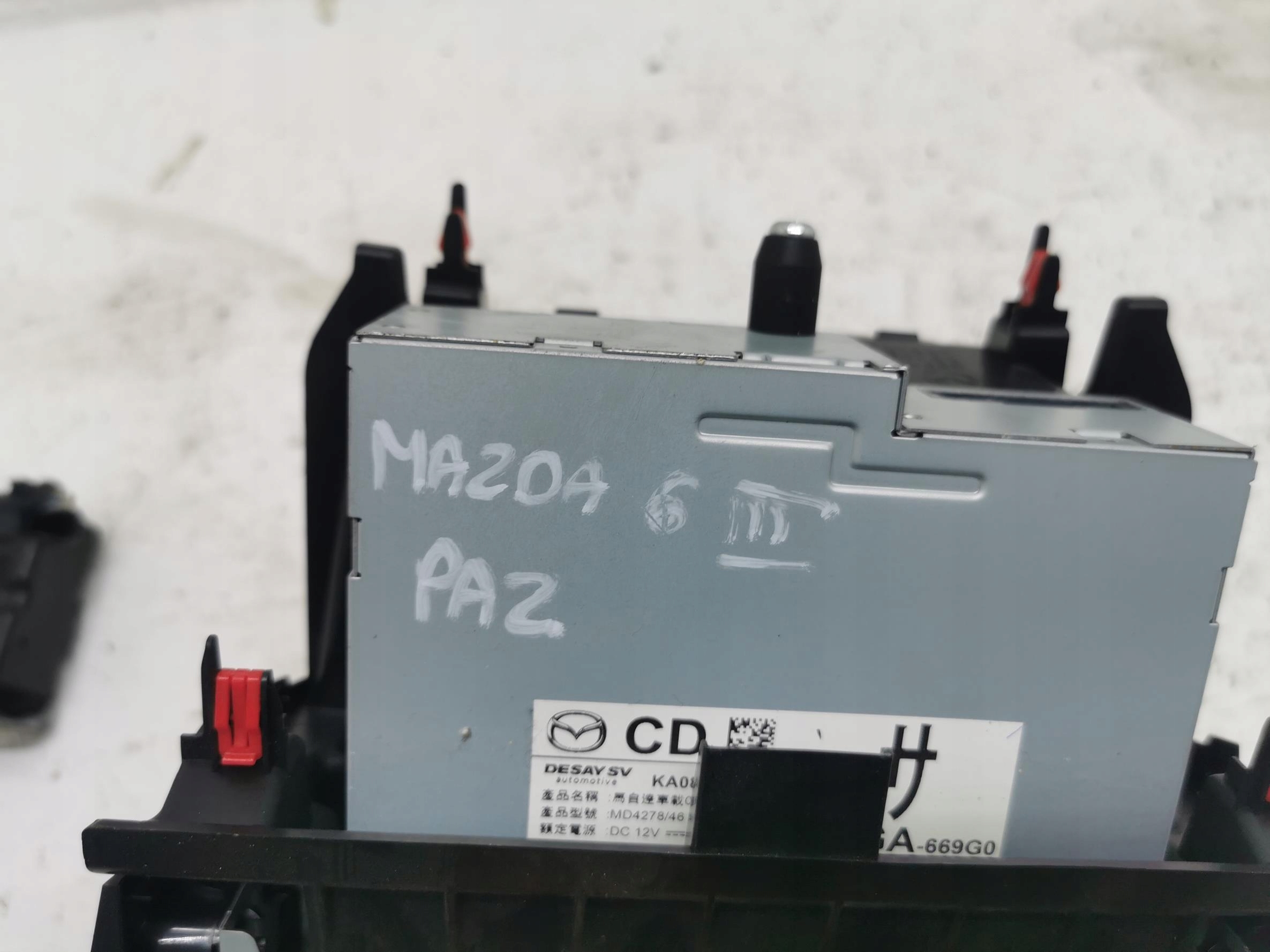 player navigation devices MAZDA 6 III LIFT GL GBGA-669G0