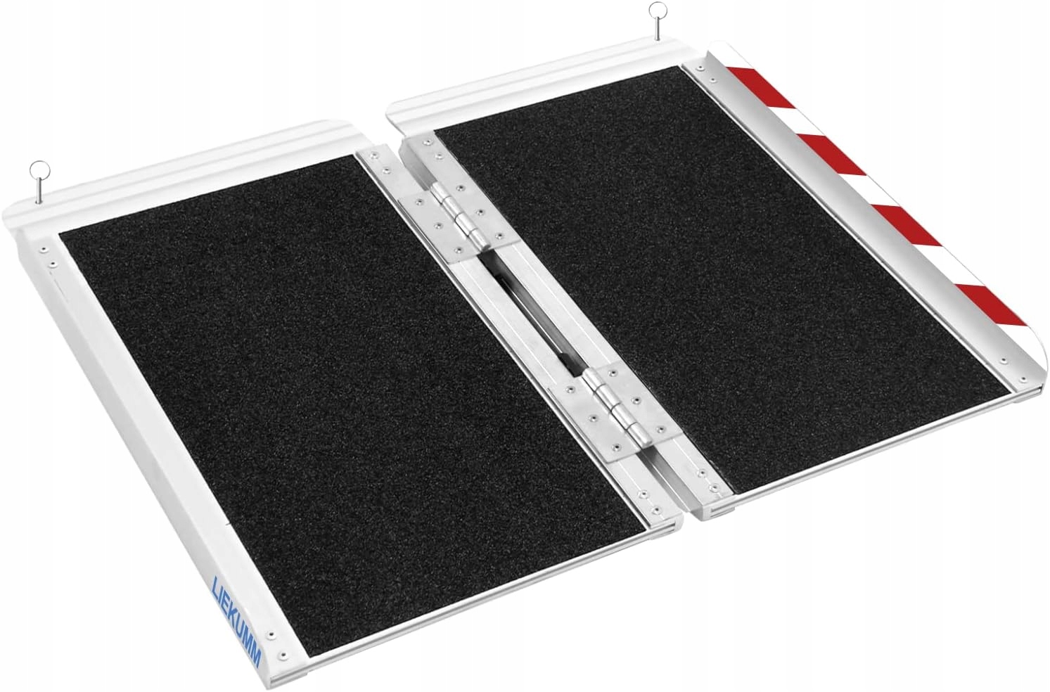 Hliníková Prahová Rampa Pro Invalidní Vozíky A Jízdní Kola 300 Kg, Přenosná, 61 X 72 CM