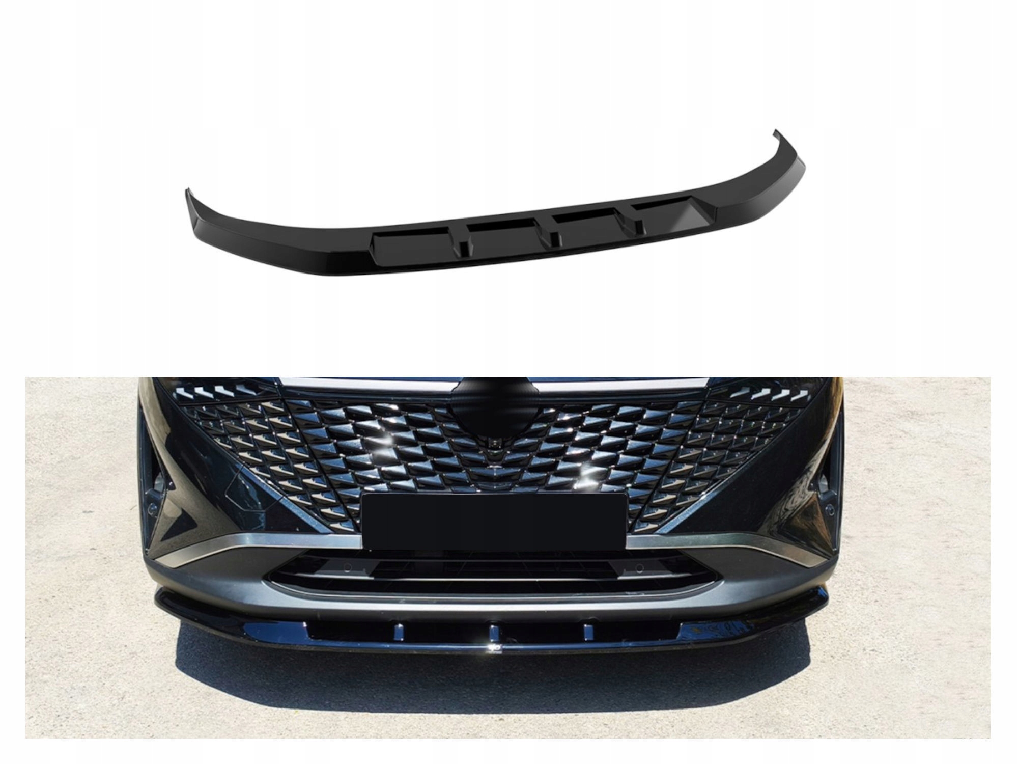 Nástavec předního nárazníku pro hokejový difuzér pro Nissan Qashqai III J12 2024-