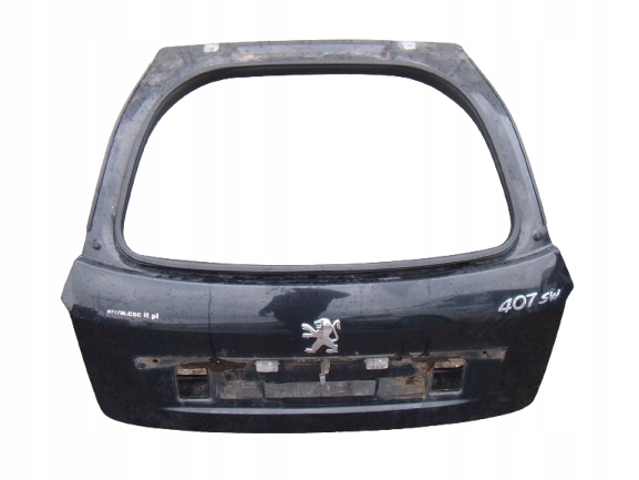 PEUGEOT 407 SW 04-11 KLAPA BAGAŻNIKA LAK EXLD