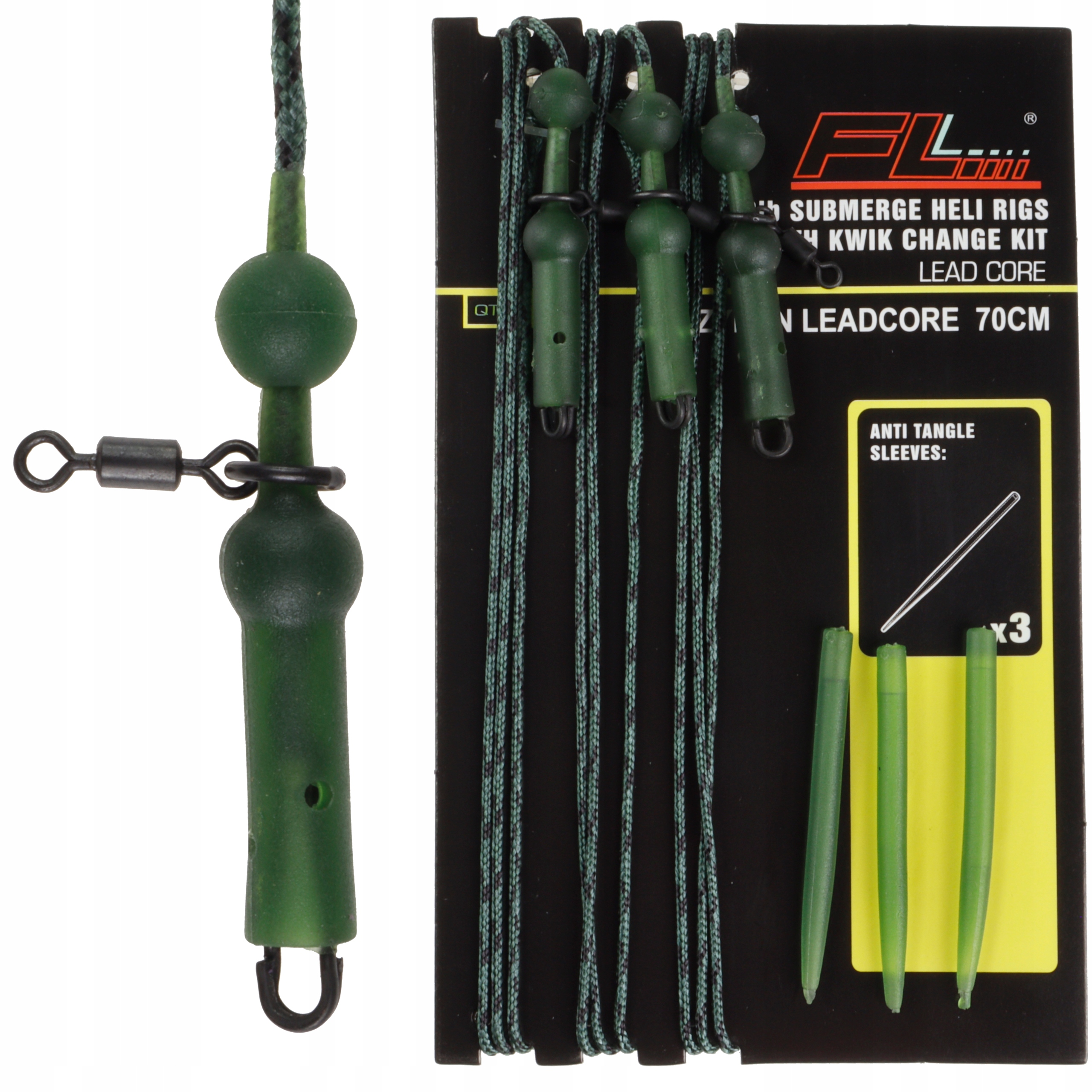

Zestaw helikopterowy Chod Rig LeadCore 3 szt 70 cm
