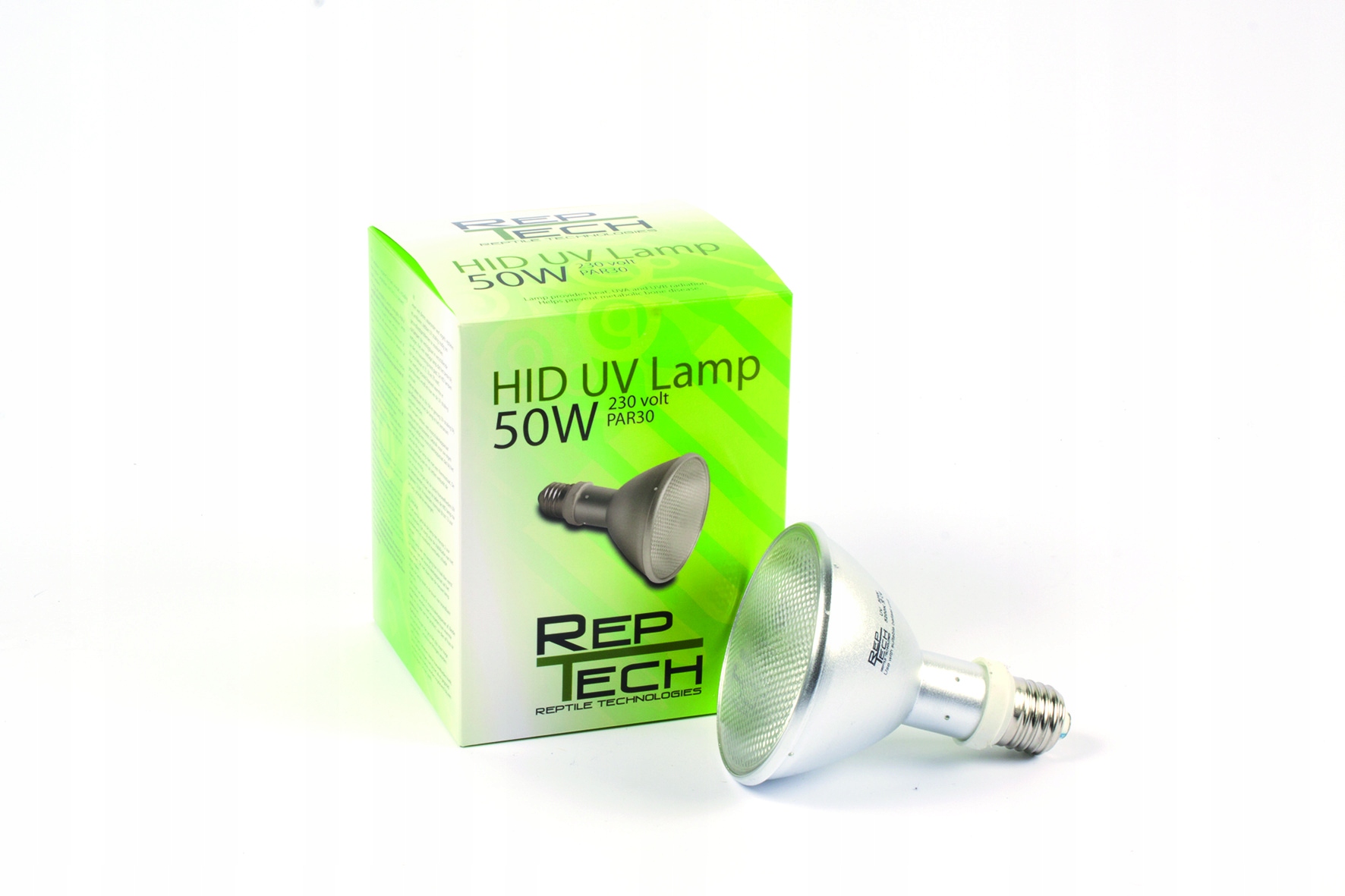 Levně Reptech Hid Metahalogen 50W Uvb výhřevná žárovka pro želví agamu