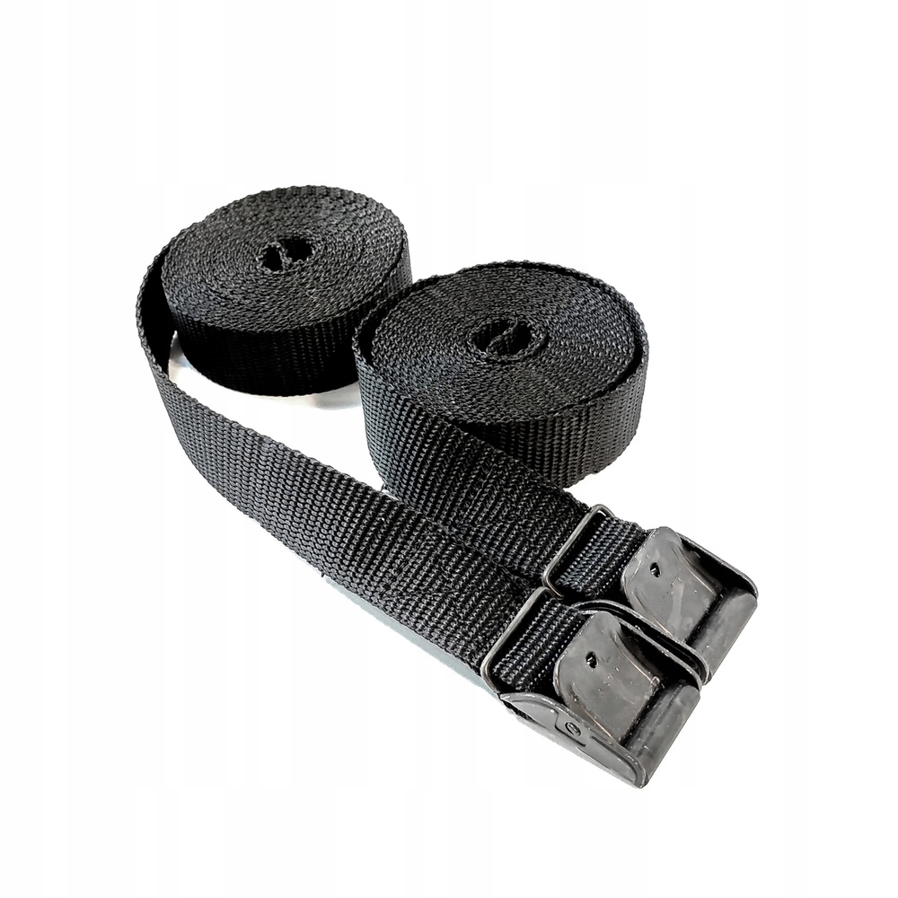 Pasek tekstylny Inter Pack 300 cm zestaw 2 sztuk z metalową sprzączką 300kg