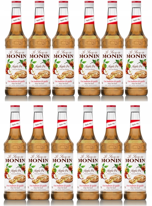 12x Syrop szarlotka Monin Apple pie
