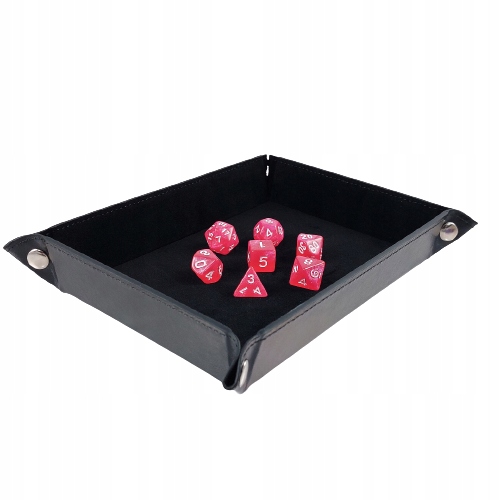 CZERWONY KLEJNOT ZESTAW 7 PERŁOWYCH KOŚCI RPG Producent RGFK