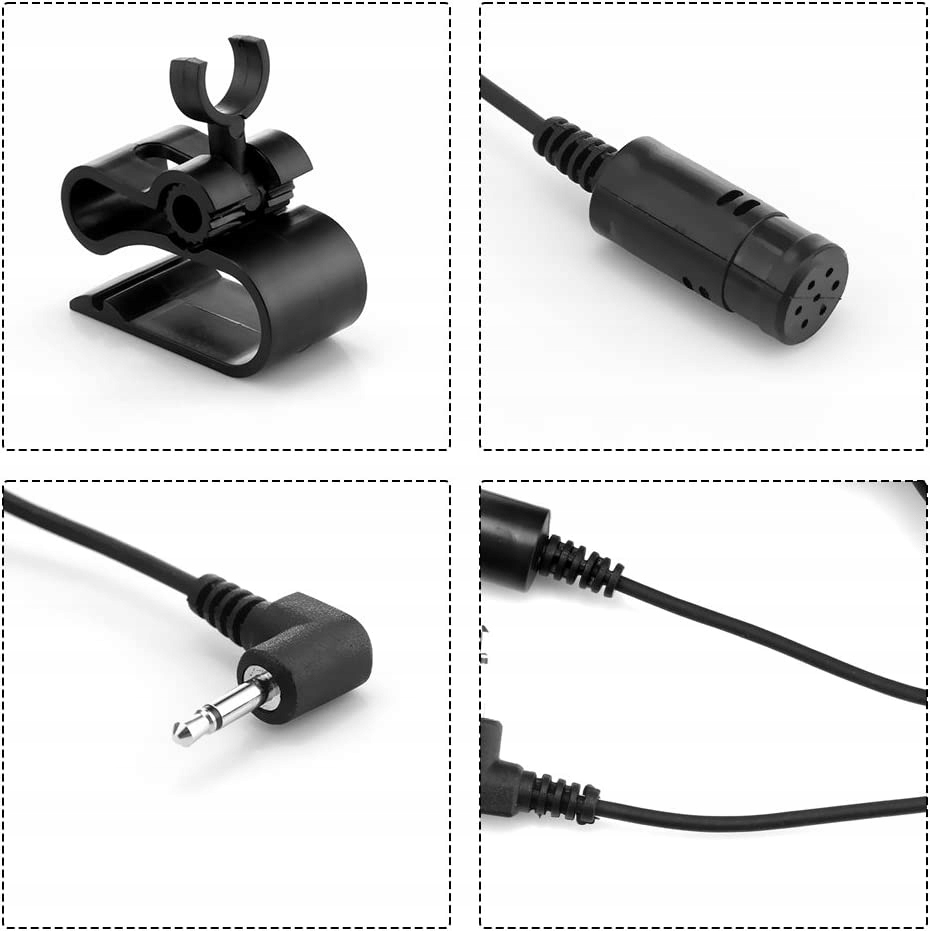 MIKROFON ZEWNĘTRZNY WTYK 2,5mm DO RADIA LAPTOPA JVC PIONEER SONY MOTOROLA EAN (GTIN) 6927430365681