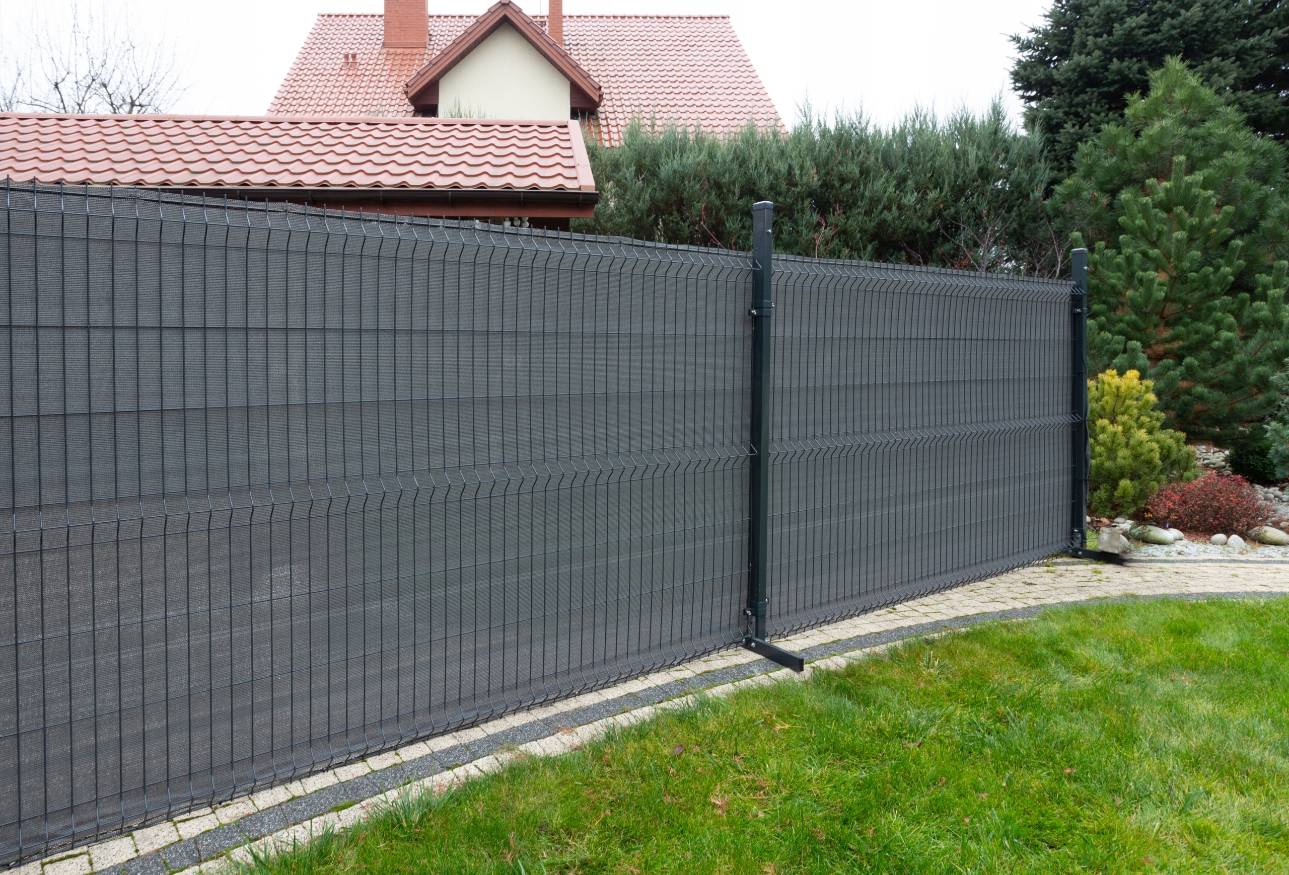 SIATKA CIENIUJĄCA 95% OSŁONA PŁOT 1,50mx15m GRAFIT Marka inna