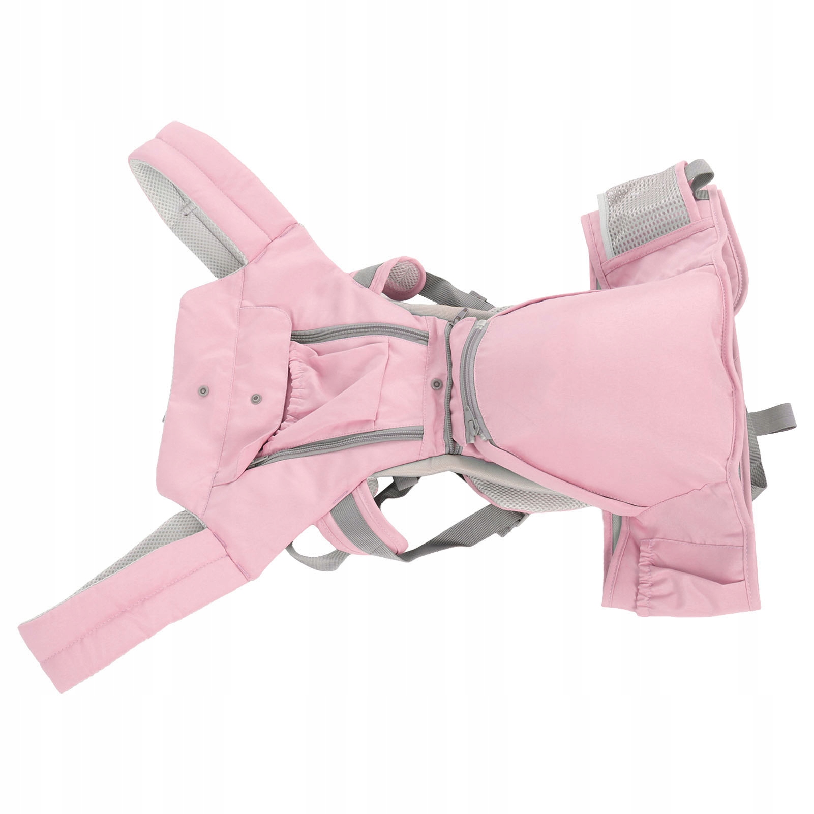 Baby Carrier with Hip Seat Ergonomic Breathable Comfortable Multifunctional Materiał dominujący akryl