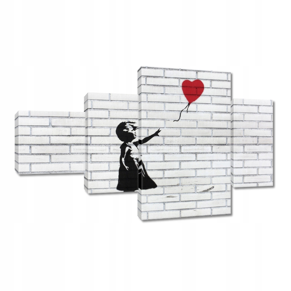 

Obrazy 130x80 Banksy Dziewczynka Balon