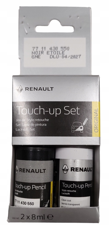 Zaprawka lakiernicza Czarny Gne Renault Dacia Noir Etoile Black Star Oe