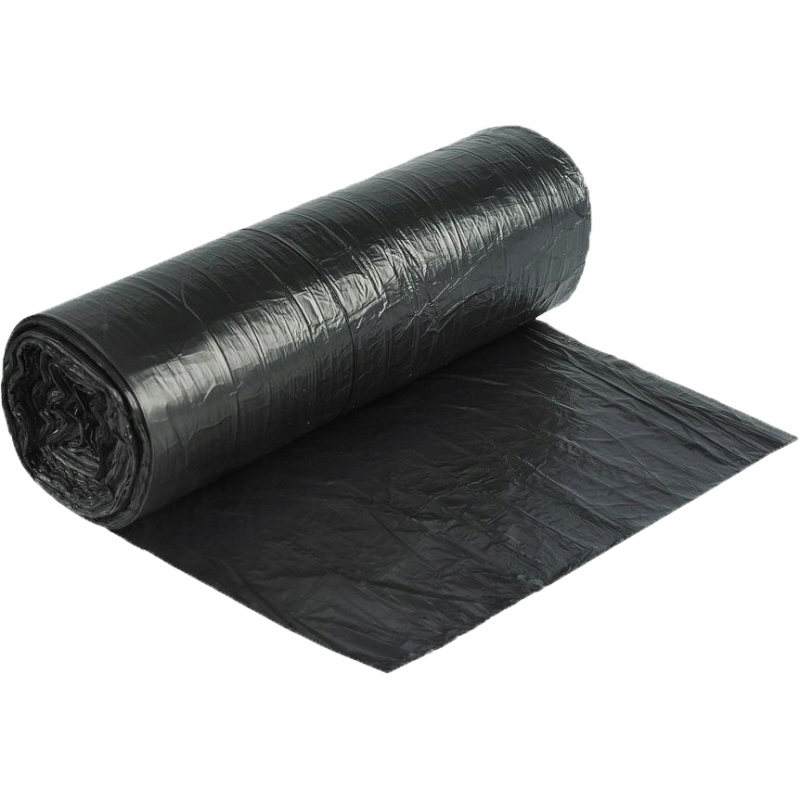 CZARNE Worki na śmieci 35L 50 SZT HDPE MOCNE UNIWERSALNE WYTRZYMAŁE