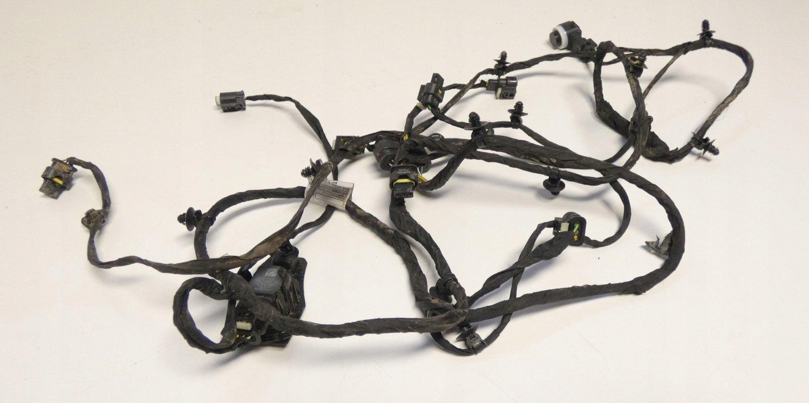 BMW 7 G70 5A74568 below 6 PDC + 2 sensors wiring bundle rear part
