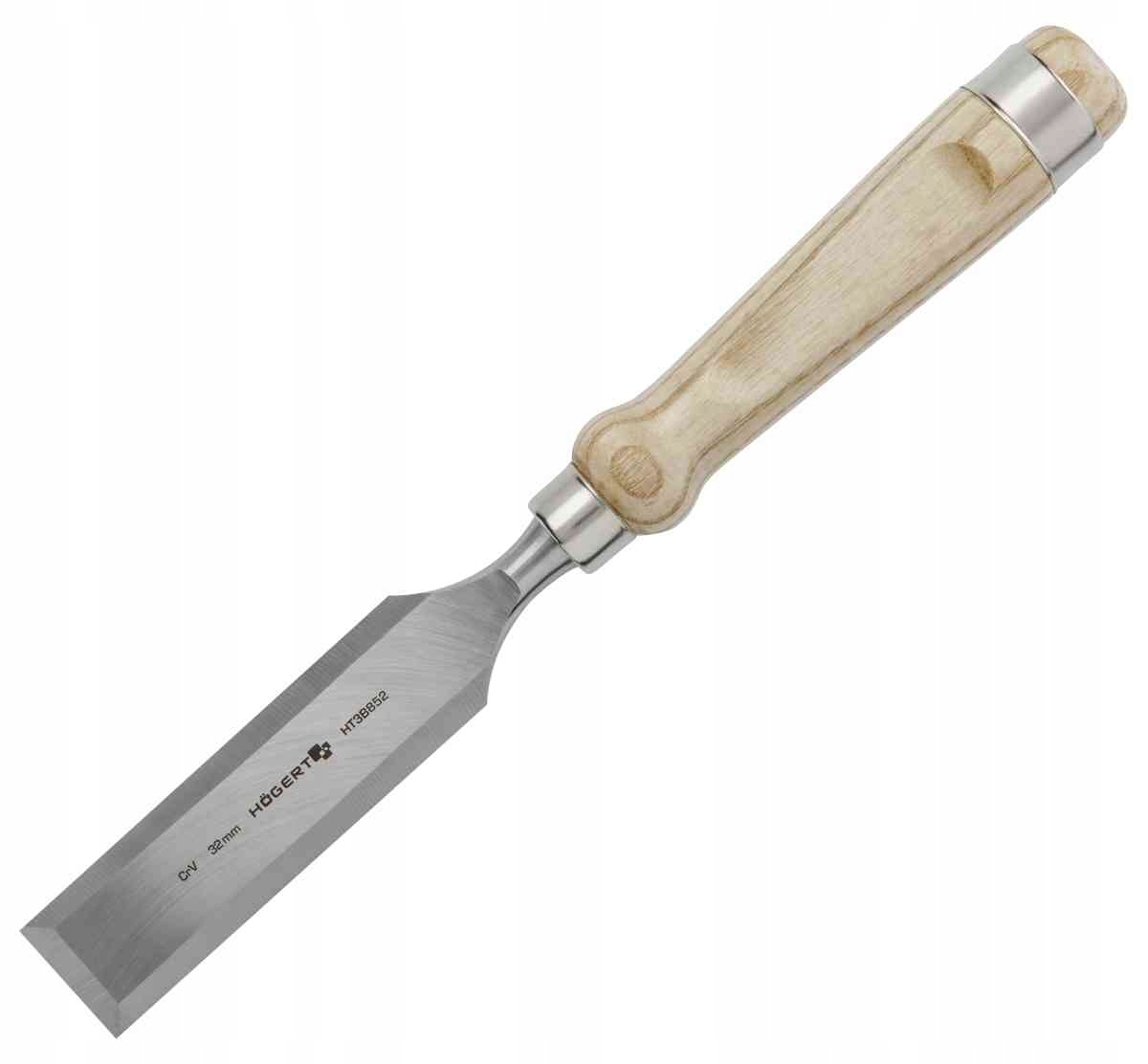 

Dłuto Płaskie 32MM Drewnian Rączka Hoegert HT3B852