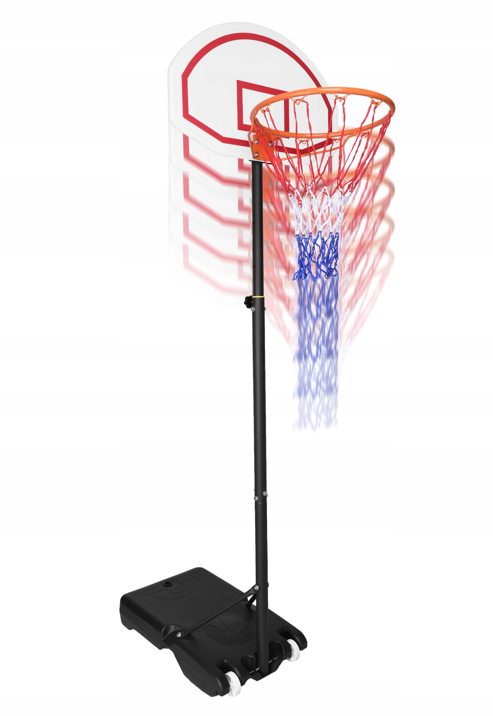 KOSZ DO KOSZYKÓWKI REGULOWANY NA STOJAKU DUNKER Grubość siatki 5 mm