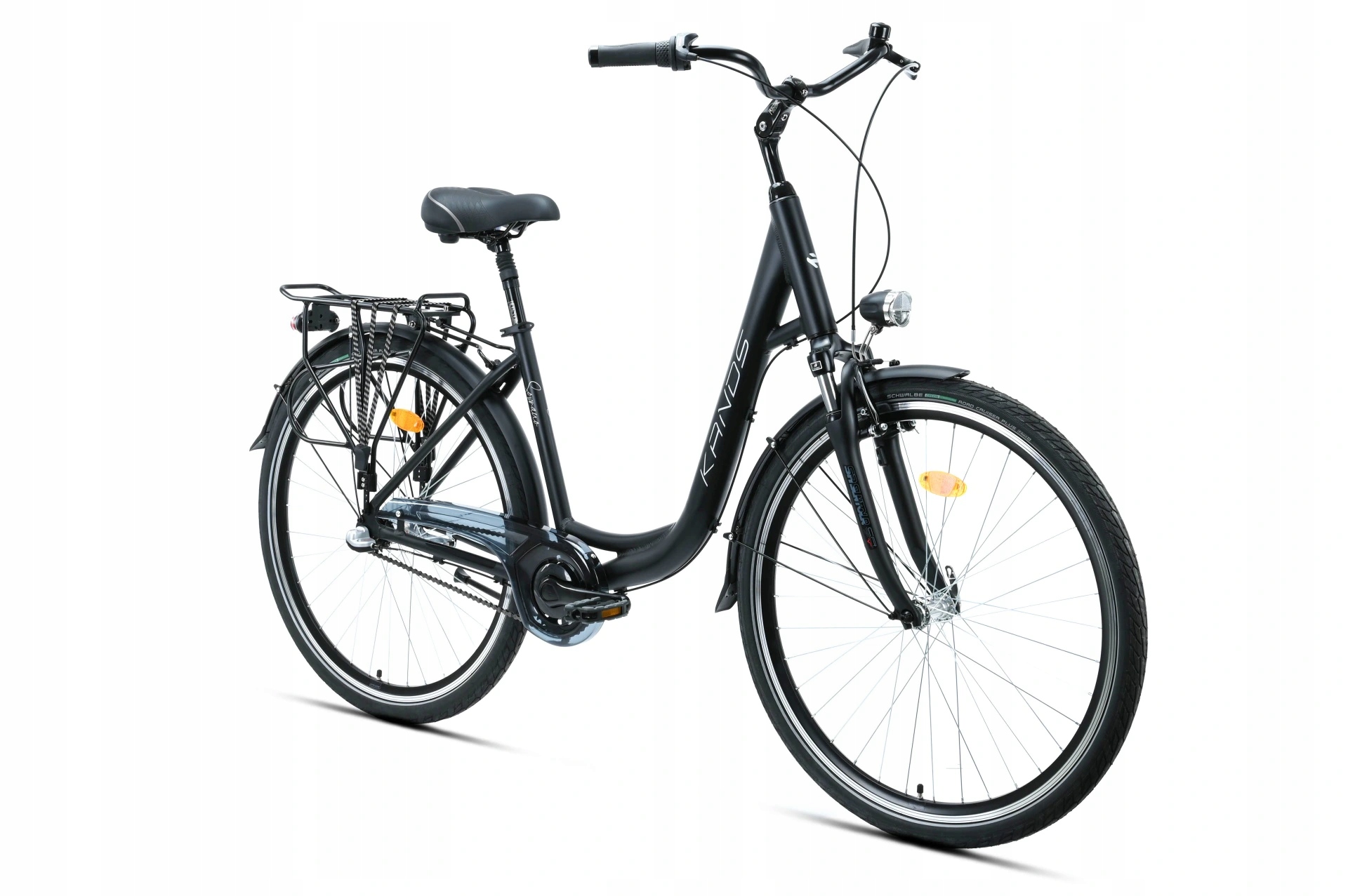 Rower miejski aluminiowy 28 Kands Soprano 3 Bieg czarny rama 18"