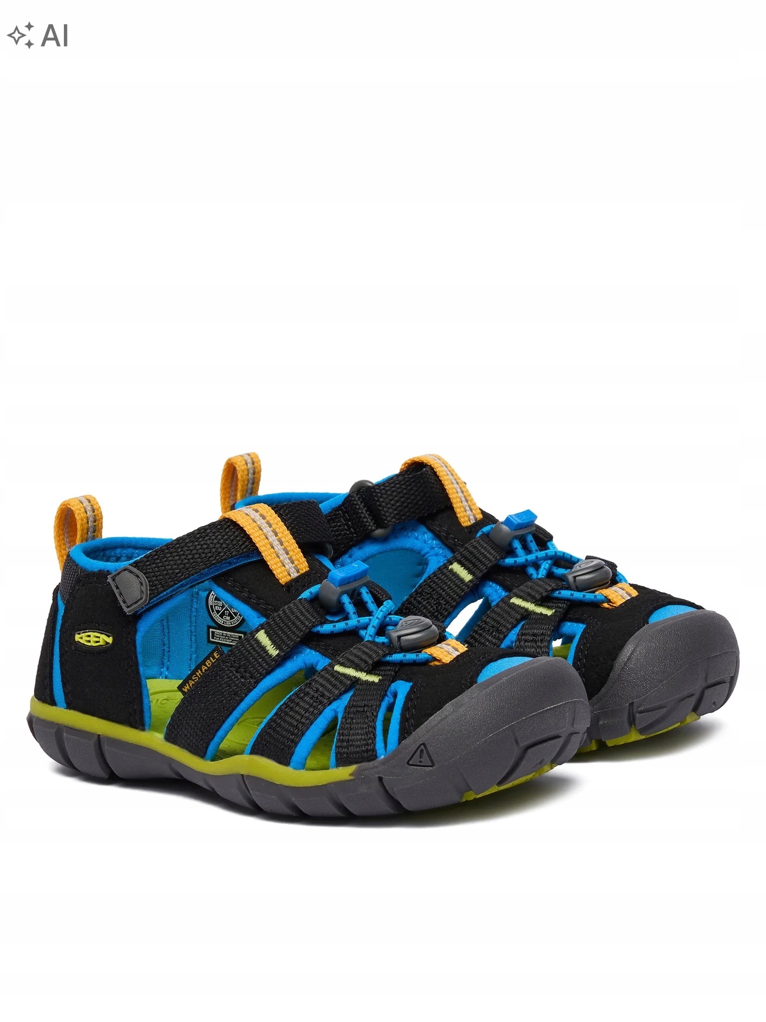 Keen Niebiesko Czarne Sandałki Outdoor Z Ochronną Podeszwą 29 6OA