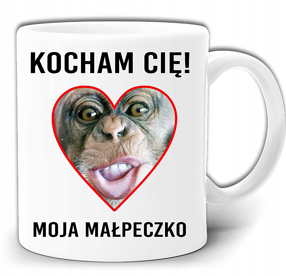 

Kocham Cię Moja Małpeczko Kubek + Pudełko GW221