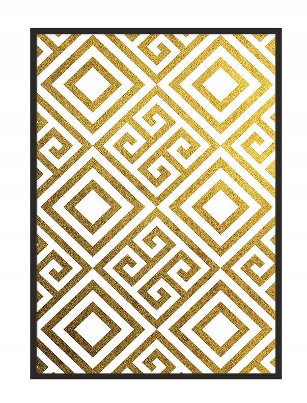 

Obraz Plakat W Ramie 53x73 cm Złoto P1027