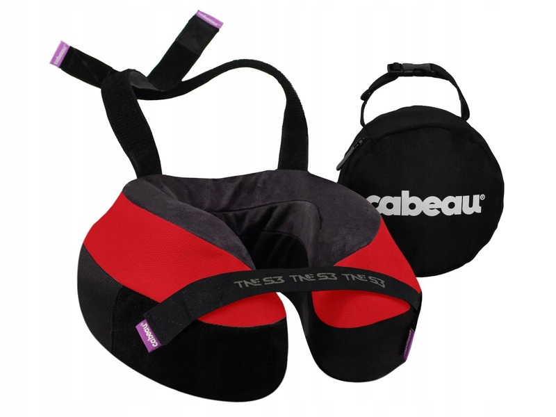 Poduszka podróżna Cabeau TNE-S3 London Czarno-czerwony