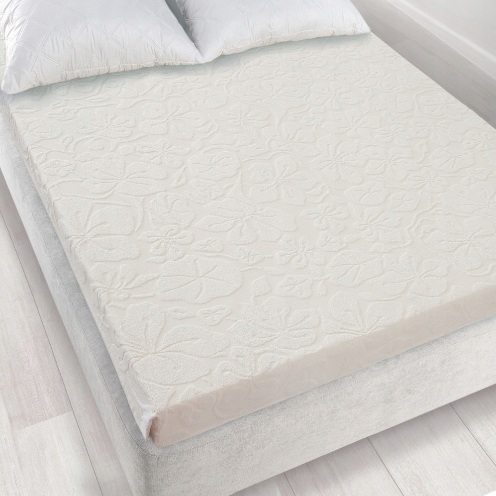 Zwoltex Tulipán 6 Prostěradlo prostěradlo bez gumičky ecru 275 g 150 x 205 cm