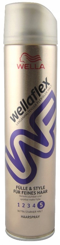 Wellaflex 250ml lakier 5 fulle & style 250ml DE