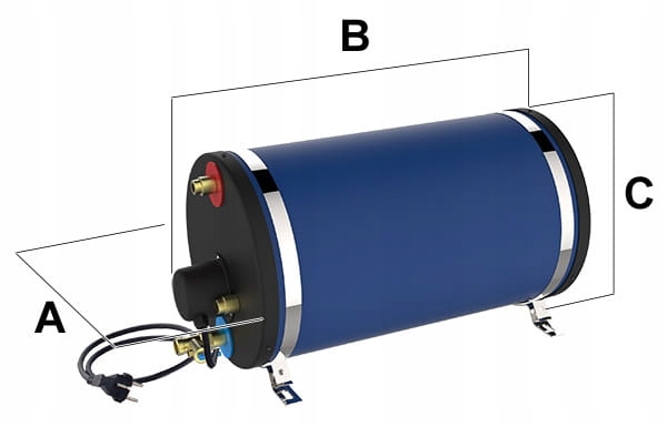 BOJLER 30L DO JACHTU KAMPERA 230V 850W Marka Inna