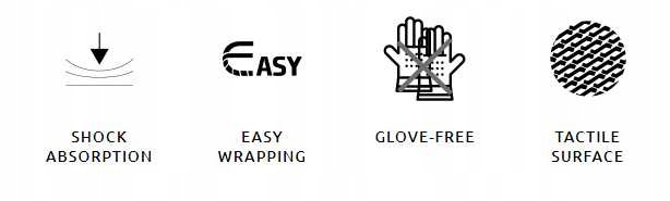 GUEE SL DAZZLE Owijka Rowerowa Odblaskowa GREY Marka Inna marka