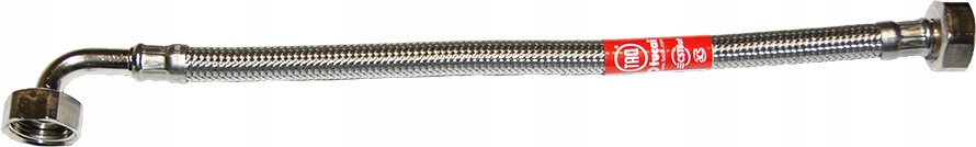 WĘŻYK DO WODY KĄTOWY ( KOLANKOWY )1/2x1/2 CALA, DŁUGOŚĆ 40CM TUCAI