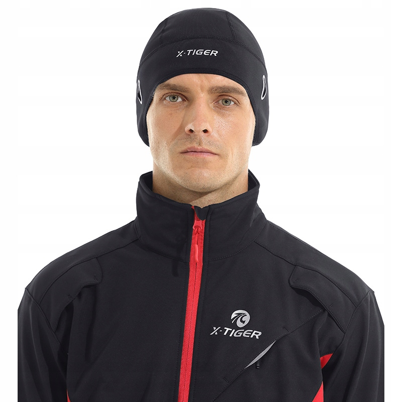 X-tiger Kurtka Rowerowa Kolarska Czapka Rowerowa Zimowa Termo Zestaw Pro Xs