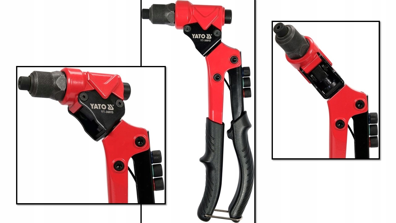 NITOWNICA RĘCZNA UNIWERSALNA 3 W 1 OBROTOWA GŁOWIC