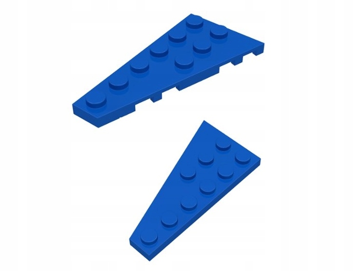 

Lego Płytka 3x6 para 54384+54383 niebieska