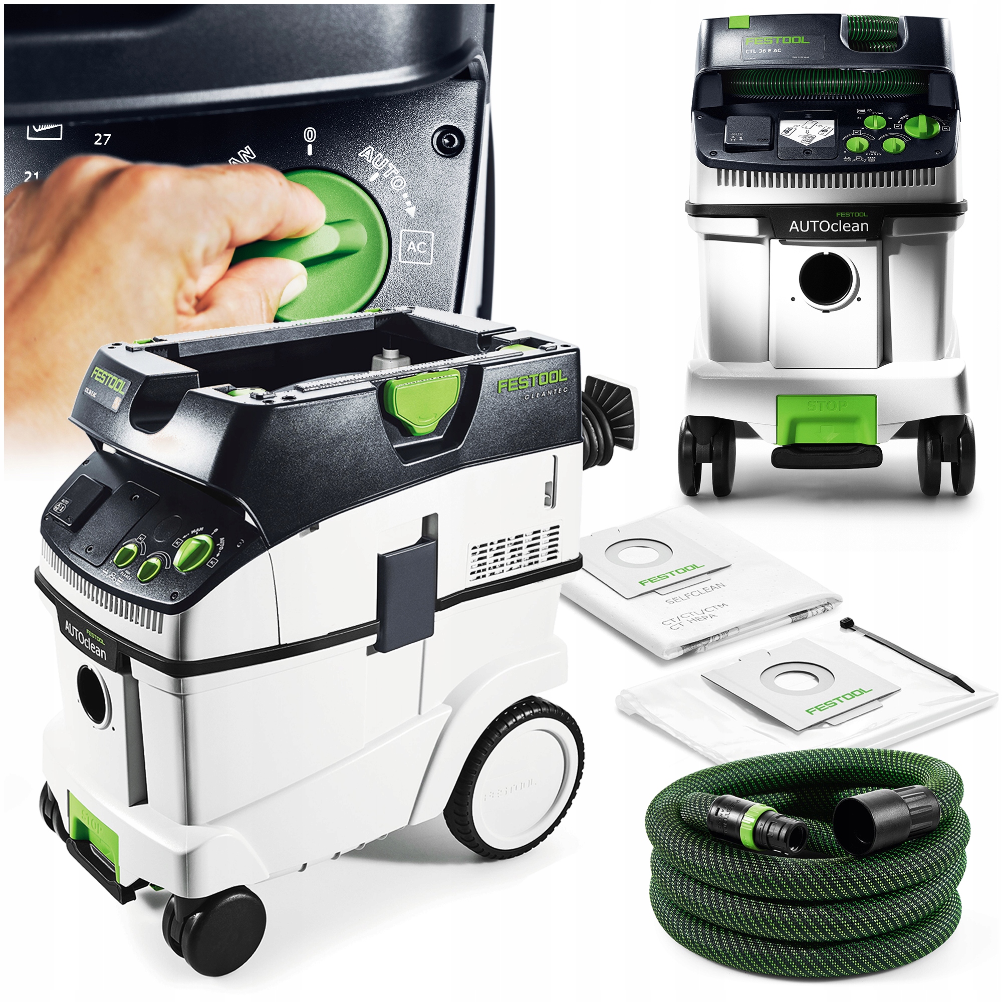 Vysavač Festool CTL36 E Ac Mobilní průmyslový 574958 Autoclean 36 Litrů