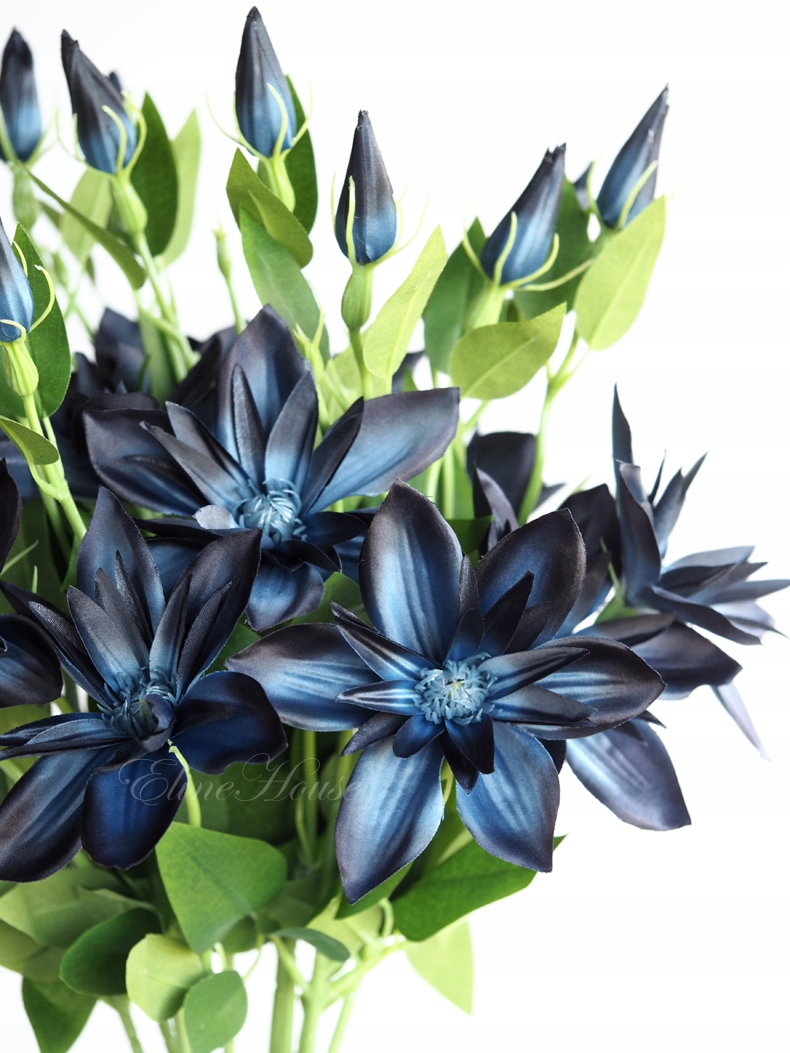 KLEMATIS SZTUCZNY KWIAT ElineHouse GAŁĄZKA NOWOŚĆ Marka EH