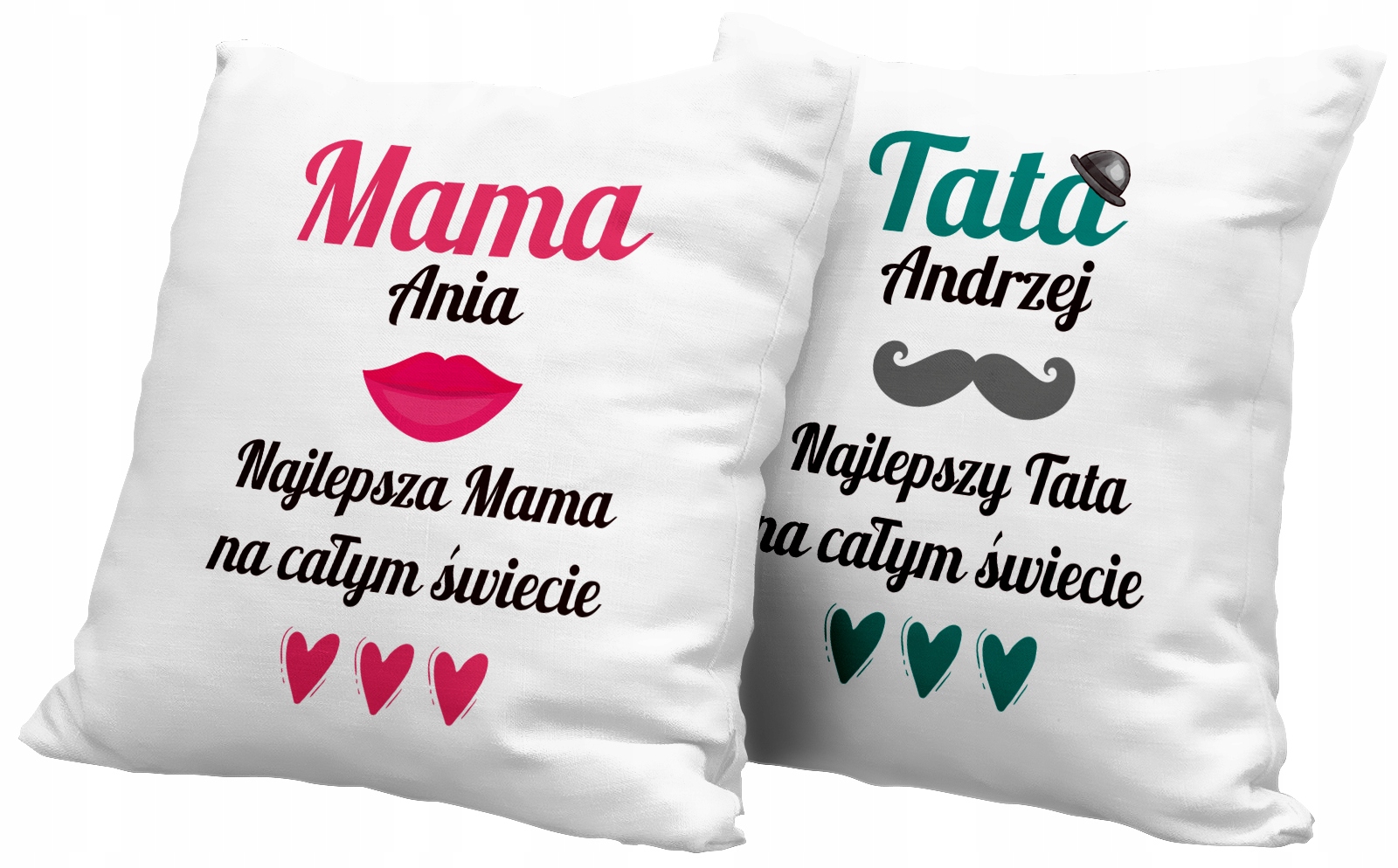

Zestaw Poduszek Dla Mamy i Taty Rodziców