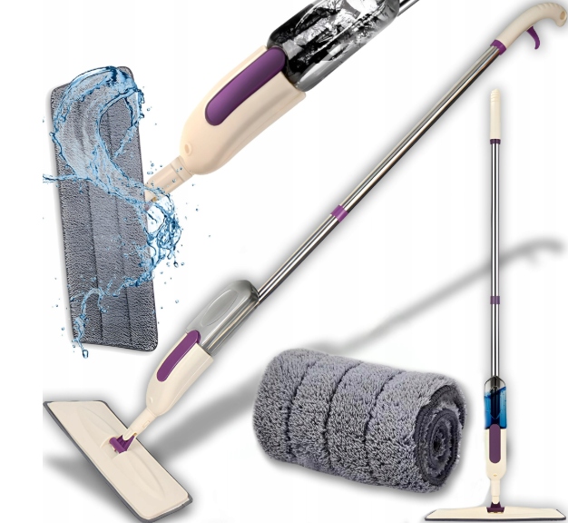 Plochý Mop S Rotačním Postřikovačem Pevný Sprej se vstřikováním