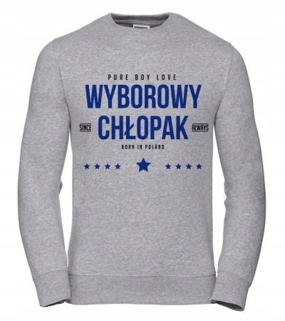 Pánská Mikina Výběrový chlapec Xs Šedá Dárek pro kluka, chlapa pro něj