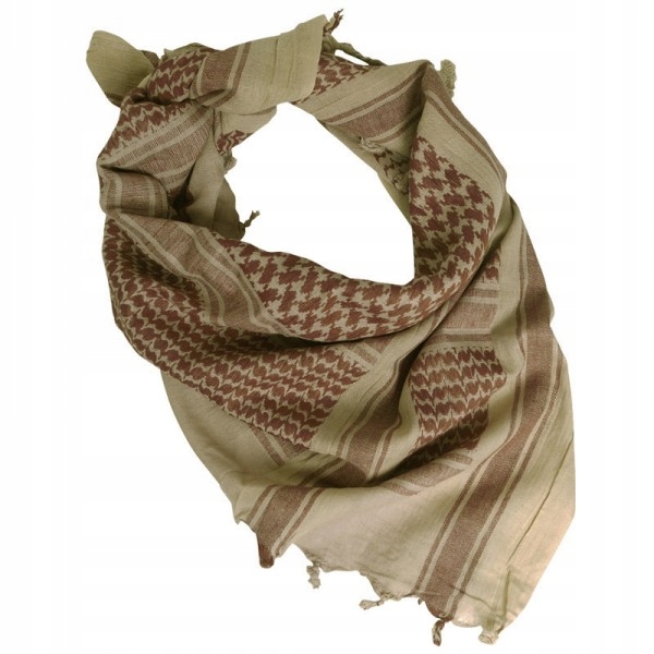 Chusta Arafatka Shemagh Kefija Wojskowa Bawełniana Mil-Tec Coyote/Brąz