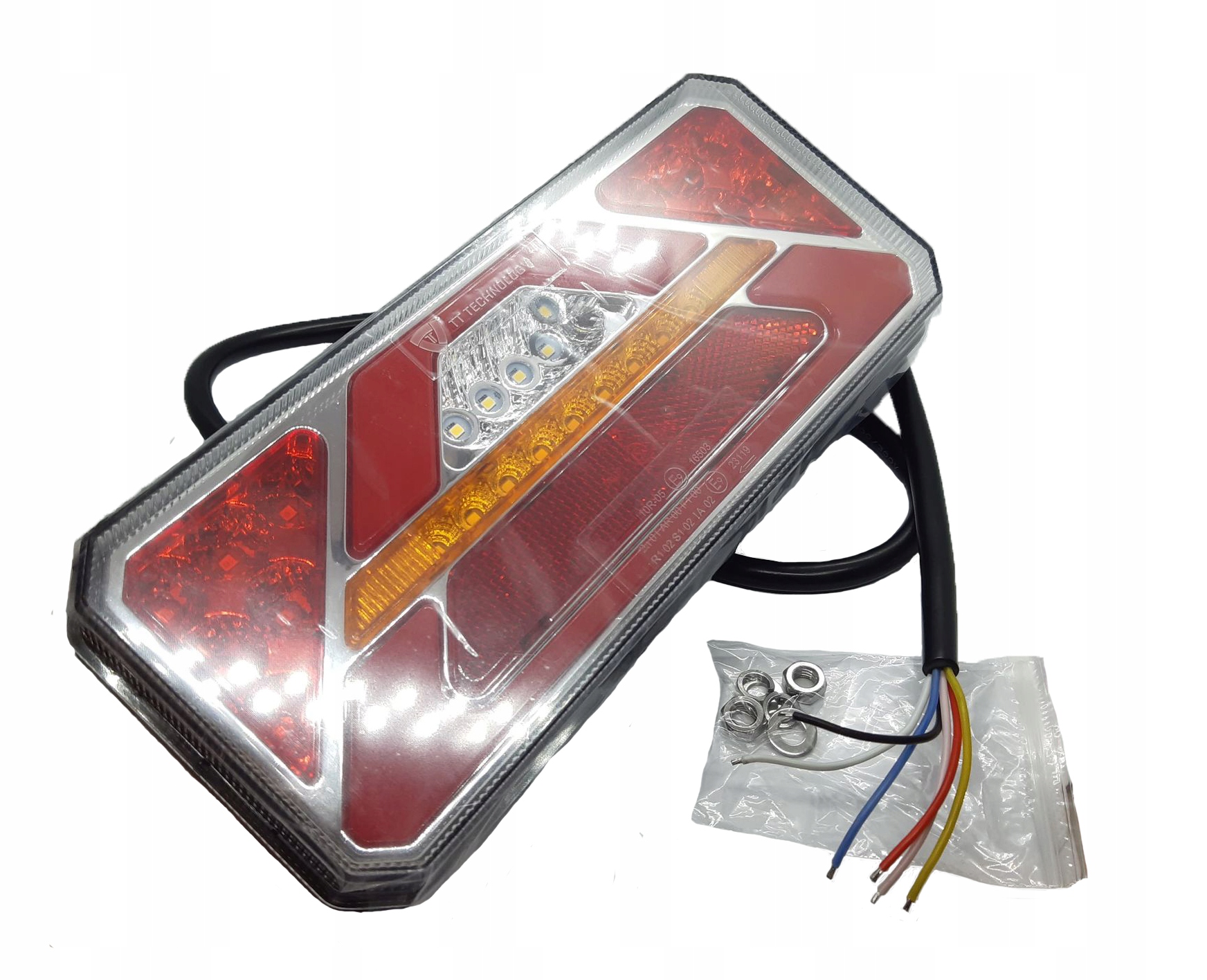 Led kombinovaná zadní lampa s trojúhelníkem – levá