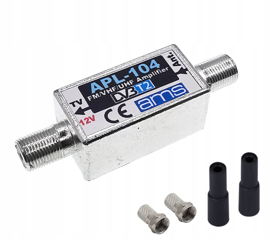 

Wzmacniacz antenowy DVB-T2 Fm APL-104 18/23 dB Ams