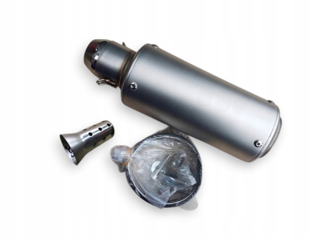 Tlumič Výfuku Motocyklu Sportovní Vstupní Vývod Průchod Tuning 51 mm
