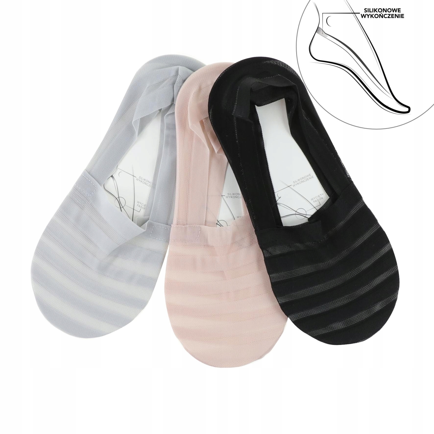 

Moraj stopki balerinki laserowe silikon Abs 38-41