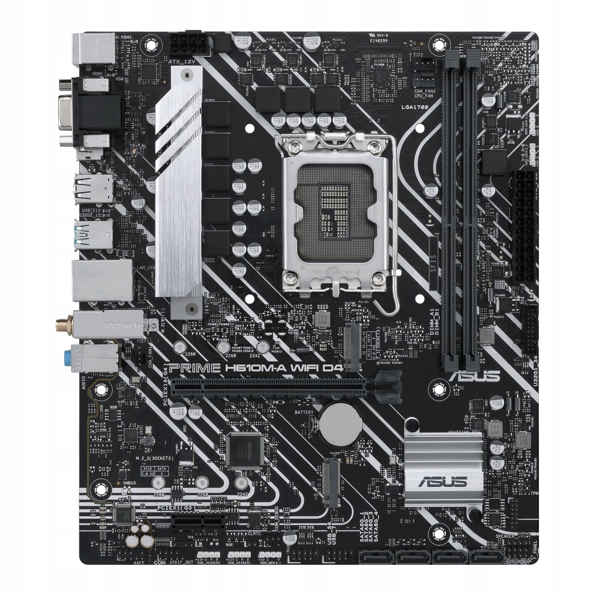 ASUS Prime H610M-A WiFi D4 Płyta Główna LGA1700 DDR4 PCIe 4.0 — miniatura 2