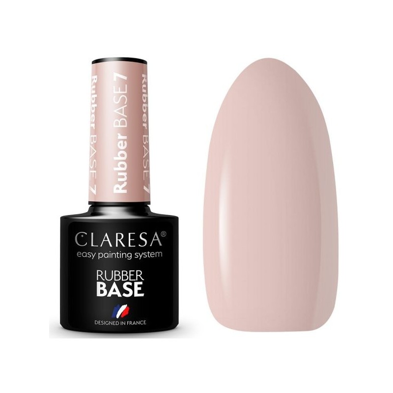 BAZA HYBRYDOWA CLARESA RUBBER BASE BAZA KAUCZUKOWA HYBRYDA 7 5ml