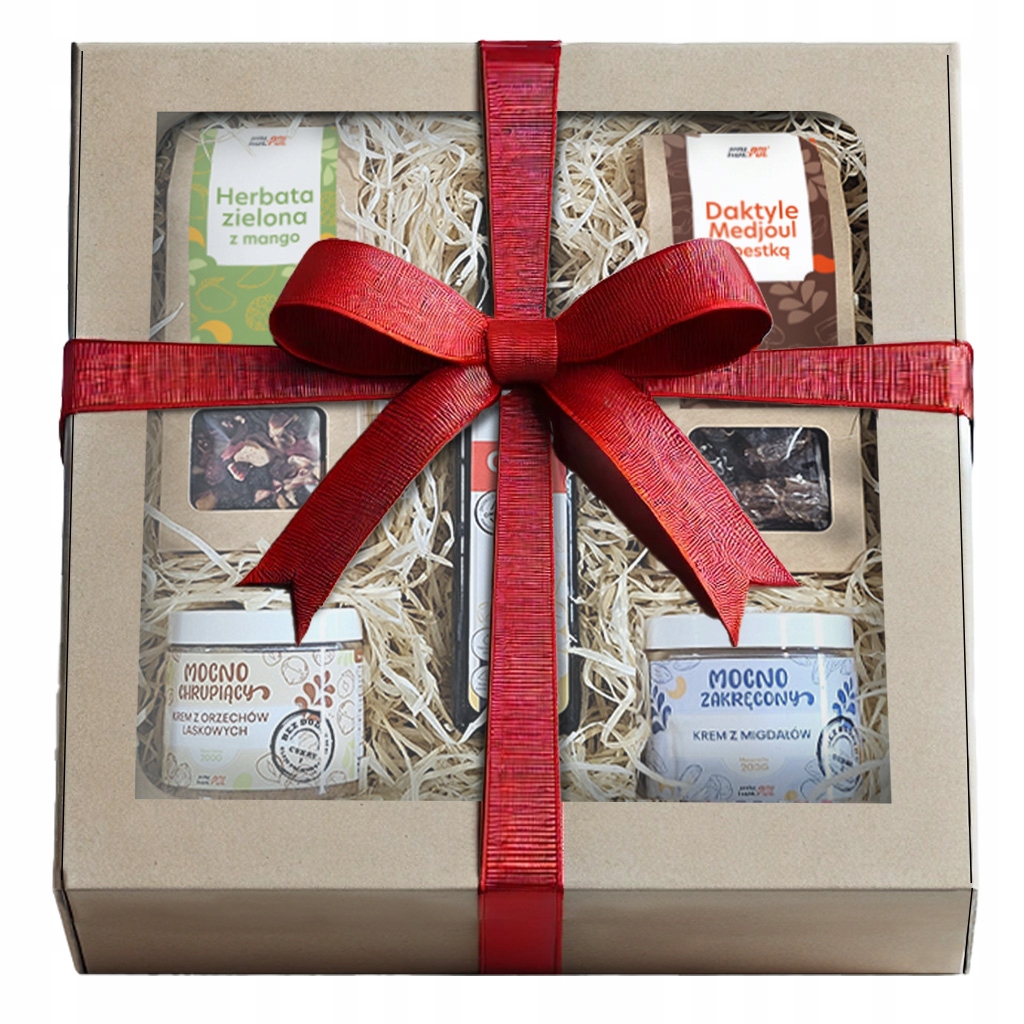 Dárková Sada Dárkové Balení Čaje Datle krém Košík Box Kol-Pol