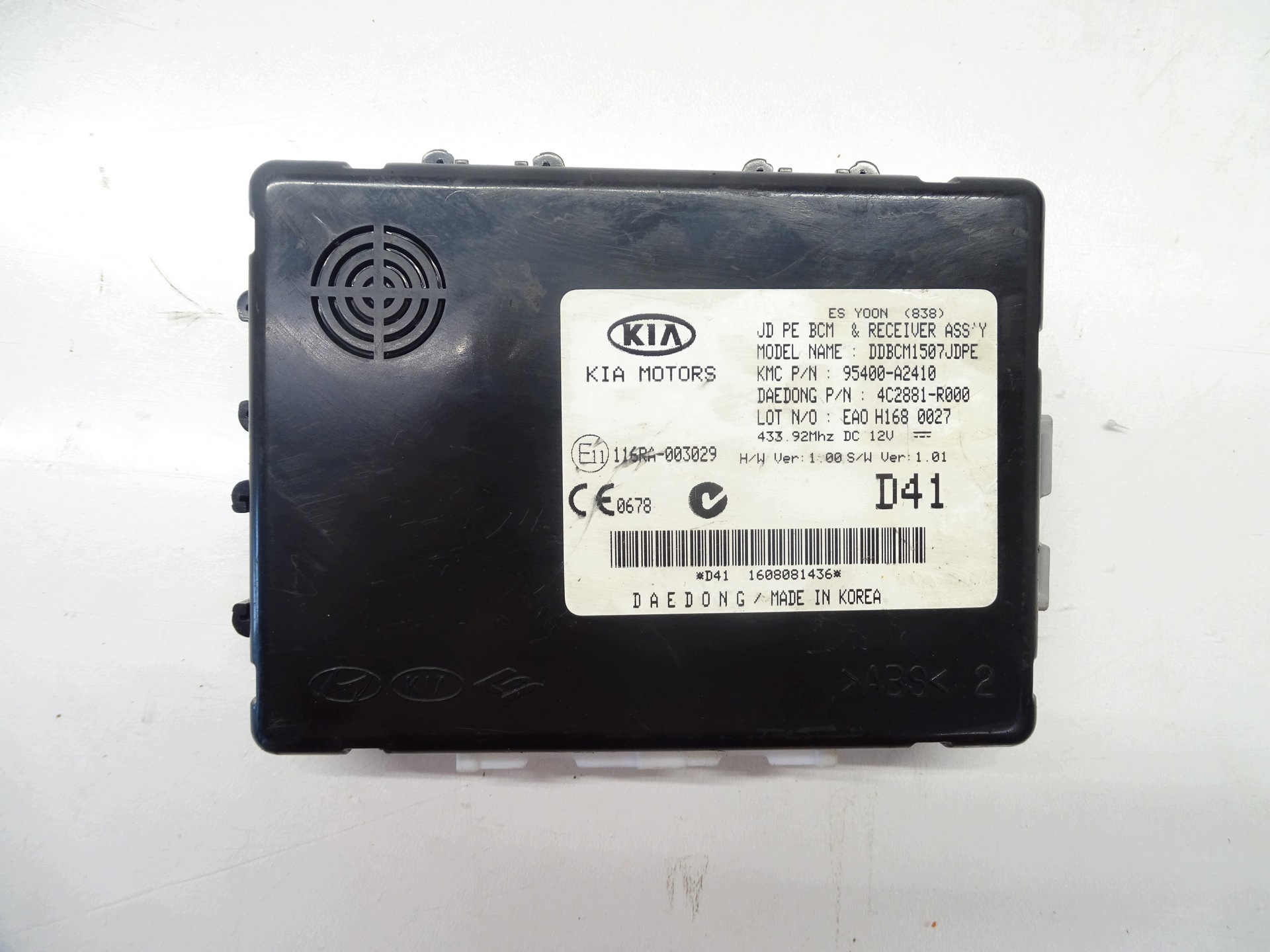 modulo Controllo KOMFORTEM BCM KIA CEED II 116RA-003029