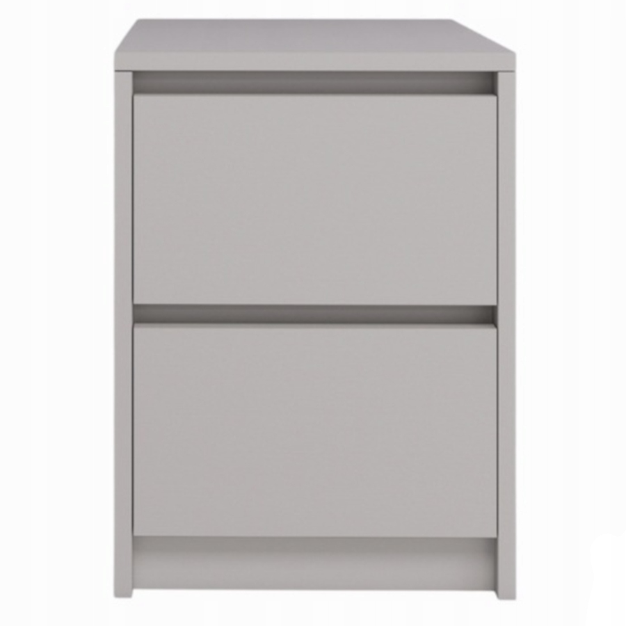 Noční stolek loft 42x52x43 cm 2 zásuvky noční stolek moderní Kašmír