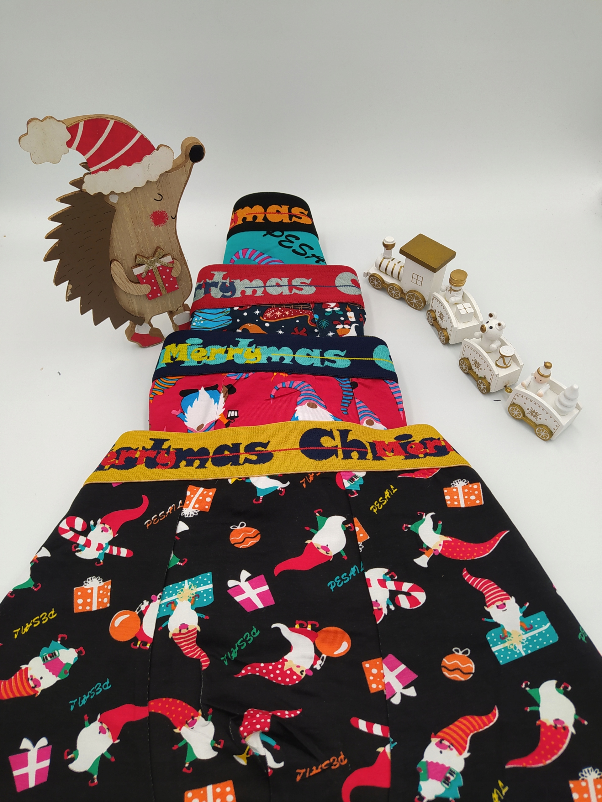 4x ŚWIĄTECZNE BOKSERKI SPRAWDZONY PREZENT NA ŚWIĘTA MIKOŁAJKI Marka Pesail
