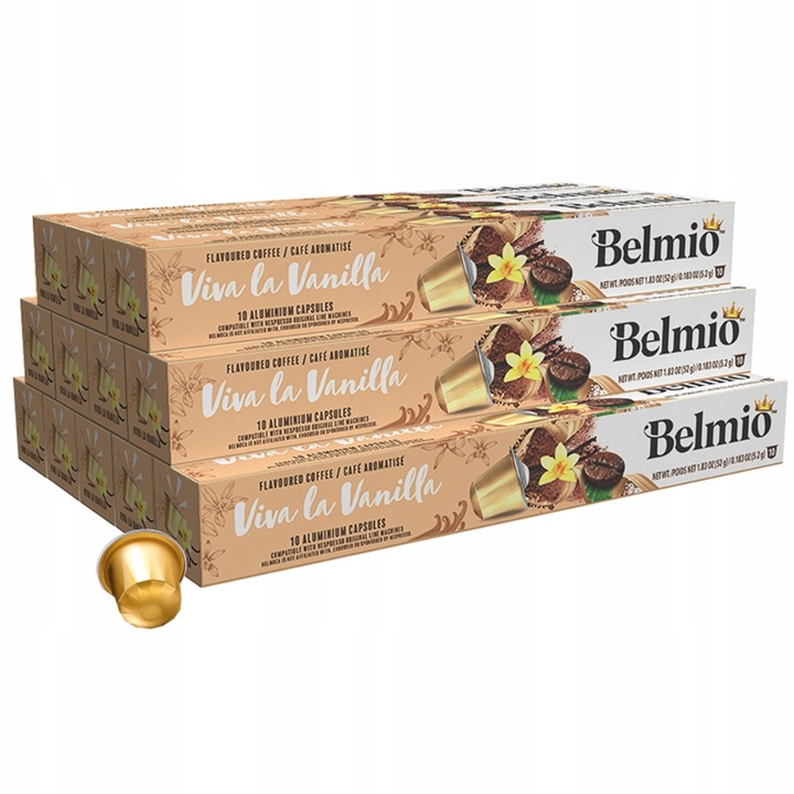 Levně Belmio Káva Vanilková/Vanilla pro Nespresso 120